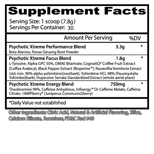 Insane Labz Psychotic Xtreme (US Import)