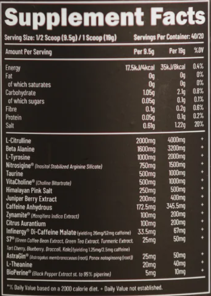 Efectiv Sports Legacy Pre-Workout