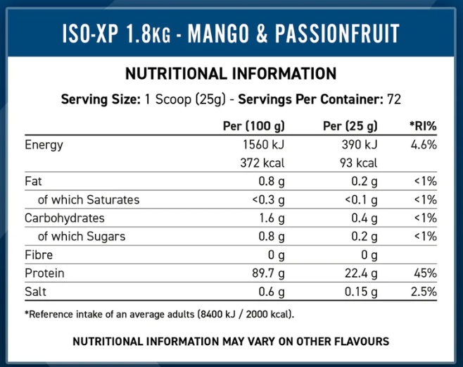 Applied Nutrition ISO-XP 1.8KG