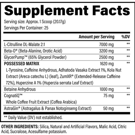 Black Magic BZRK Pre-Workout