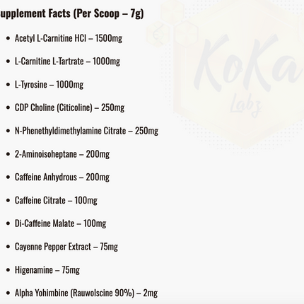 Koka Labz Dexter Slice – Ultra Hardcore Pre-Workout