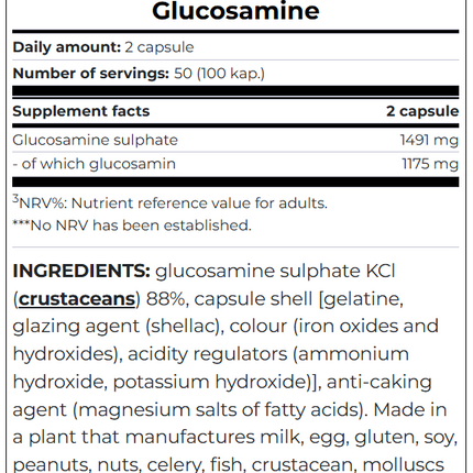SciTec Nutrition Mega Glucosamine 100 Caps