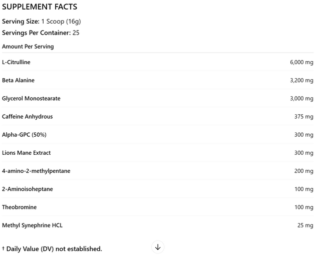 Frenzy Labz Stim Shady Pre-Workout (US Import)