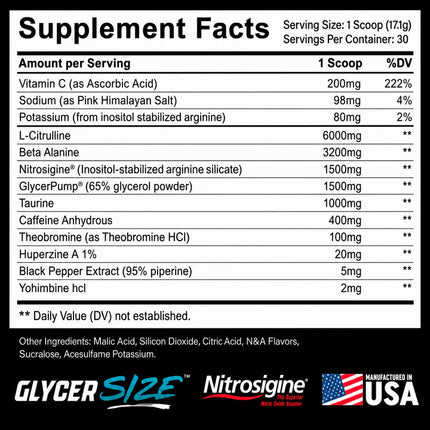 Supp Dawg Shock Collar High Stim Pre-Workout (US Import)