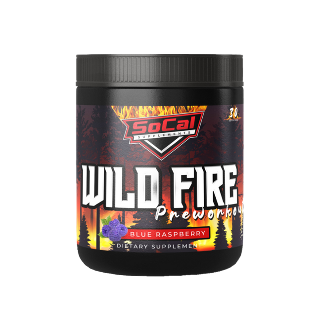 So Cal Supplements Wild Fire Pre-Workout (Us Import) Blue Raspberry Pre Workouts