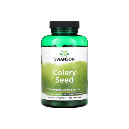 Swanson Celery Seed Maximum Strength 500mg 180 Capsules