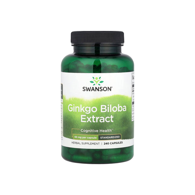 Swanson Ginkgo Biloba Extract 60mg 240 Capsules