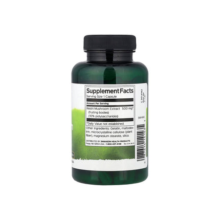 Swanson Reishi Mushroom Extract 500mg 90 Capsules