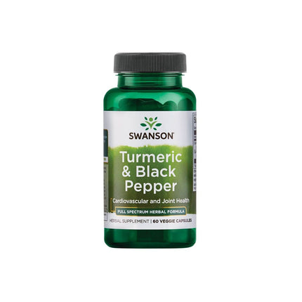 Swanson Turmeric & Black Pepper 60 Capsules