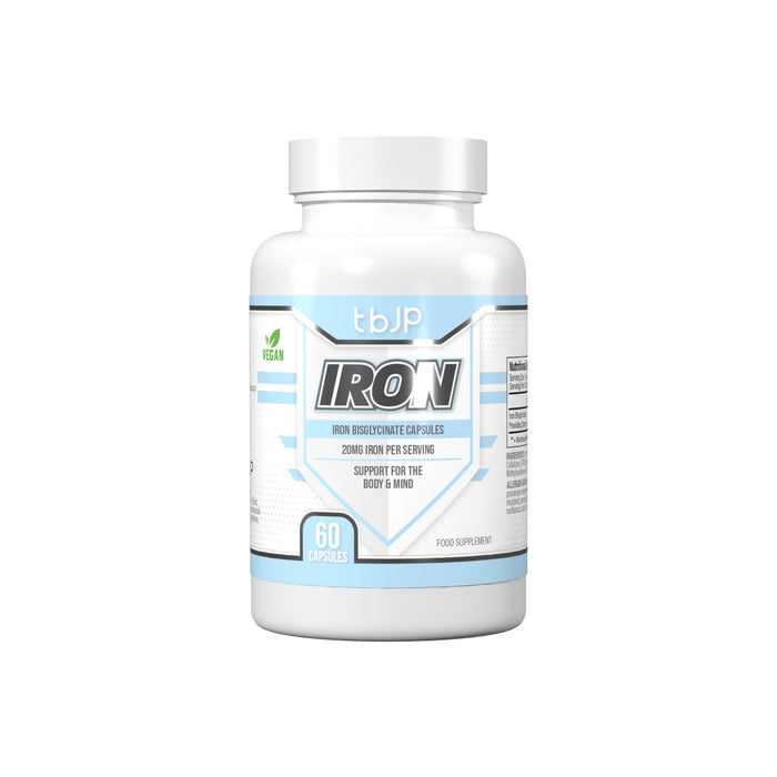 Trained by JP Iron Bisglycinate 60 Capsules