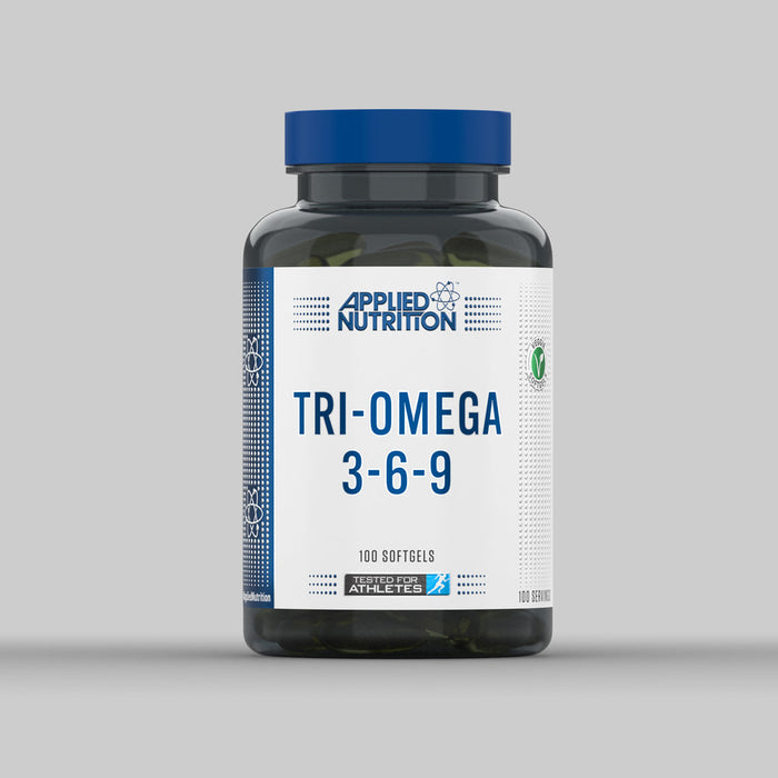 Applied Nutrition Tri-Omega 3-6-9 100 Softgels - BBE August 2024