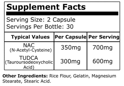 Black Mamba Tudca + NAC 60 Caps