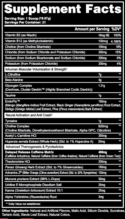 Afterdark VOID Pre-Workout (US Import)