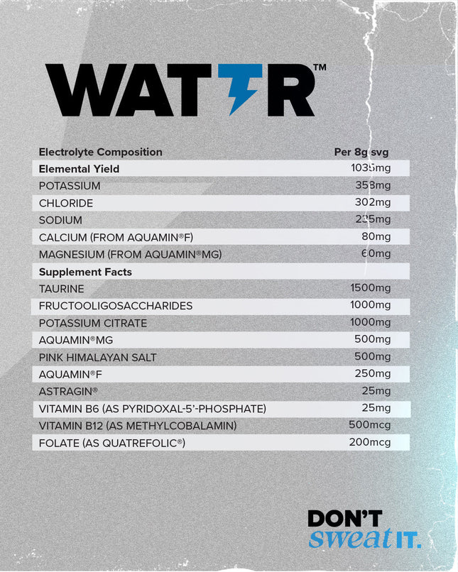 HR Labs WATTR™ Electrolyte Loaded Hydration [COLA]