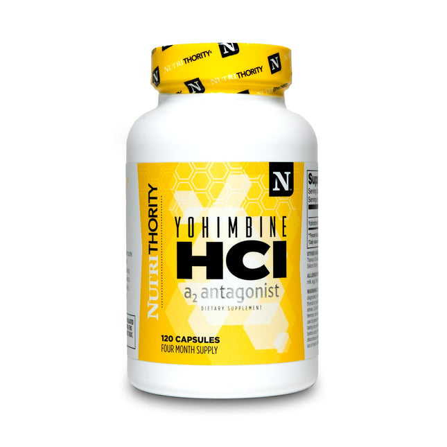 NutriThority Yohimbine HCl 120 Caps