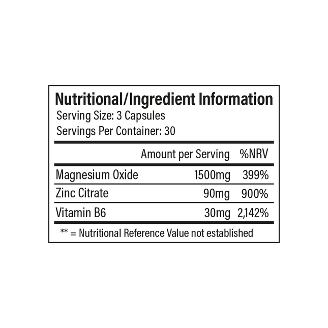 Trained by JP Zinc Magnesium & B6 90 Caps