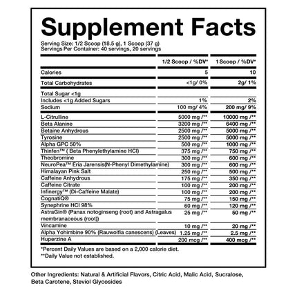 Apollon Nutrition Assassin v9 - Ultimate Anarchy Pre-workout (US Import)