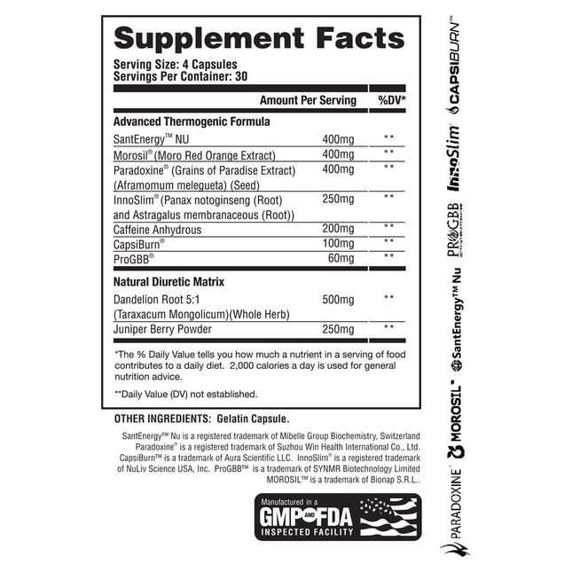 Apollon Nutrition Chaos - Hardcore Thermogenic