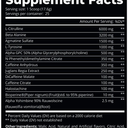 Dark Labs Crack Barbarian Edition 25 Servings