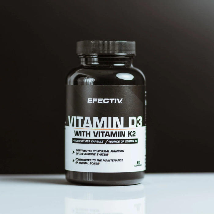 Efectiv Vitamin D3 & K2 - BBE December 2024