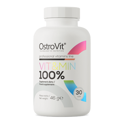 OstroVit 100% VIT&MIN 30 tablets