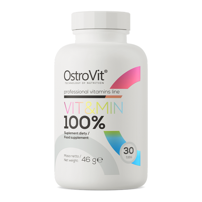 OstroVit 100% VIT&MIN 30 tablets