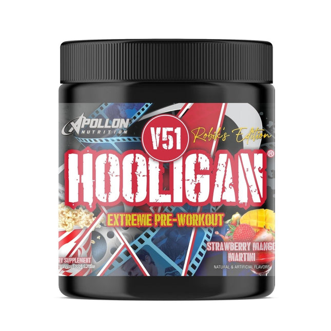 Apollon Nutrition Hooligan V51 Extreme Pre-Workout – Strawberry Mango Martini