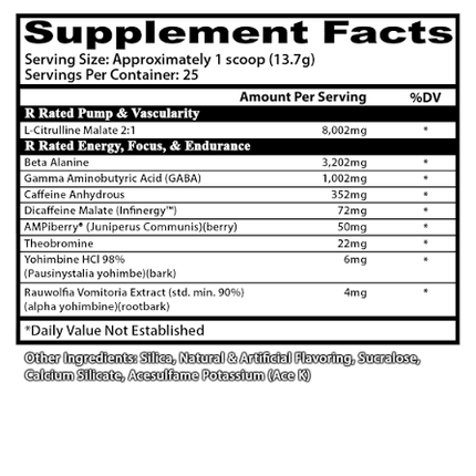 Insane Labz Psychotic Rated R (US Import)