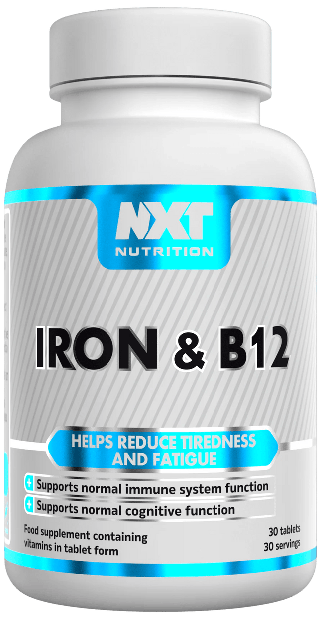 NXT Nutrition Iron & B12 30 Tablets