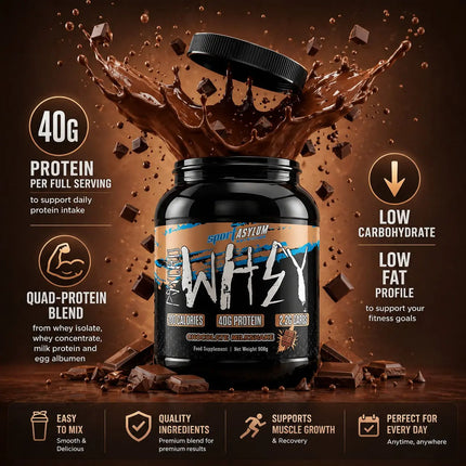 Sport Asylum Nutrution Psycho Whey 908g
