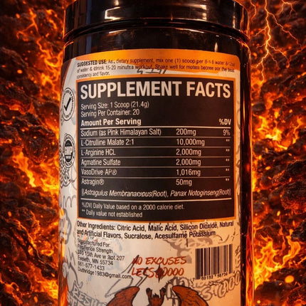 Resilience Strength Pump Pre-Workout