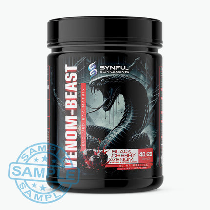 SAMPLE-AA: Synful Supplements Venom Beast – Recovery Hydration & Endurance (Single Serving) - Samples