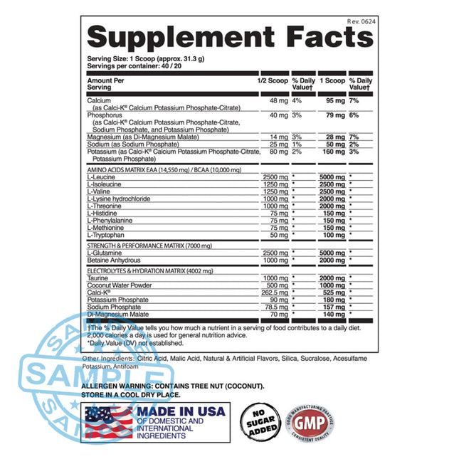 SAMPLE: Apollon Nutrition Enigma EAA & BCAA (Single Serving) - Samples