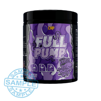 SAMPLE: CNP Professional Full Pump (15g per serving) Grape Kola Kraken Samples