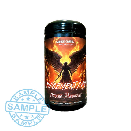 SAMPLE-DM: Castle Cartel Judgement Day Extreme Pre-Workout (US Import) (19.69g per serving) Samples