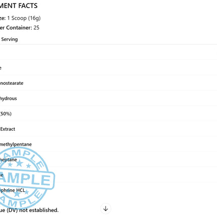 SAMPLE-DM: Frenzy Labz Stim Shady Pre-Workout (Single Serving) - Samples