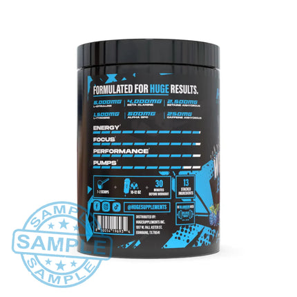 SAMPLE-DM: Huge Supplements Wrecked Extreme v2 (Single Serving) - Samples