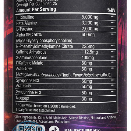 SAMPLE-DM: Nemesis Nutrition x Elev8 Psyhco ST8 Pre-Workout (Single Serving) - Samples