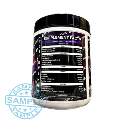 Sample-Dm: Project M Mindfu*K Extreme Stim Pre-Workout (19.81G Per Serving) Samples