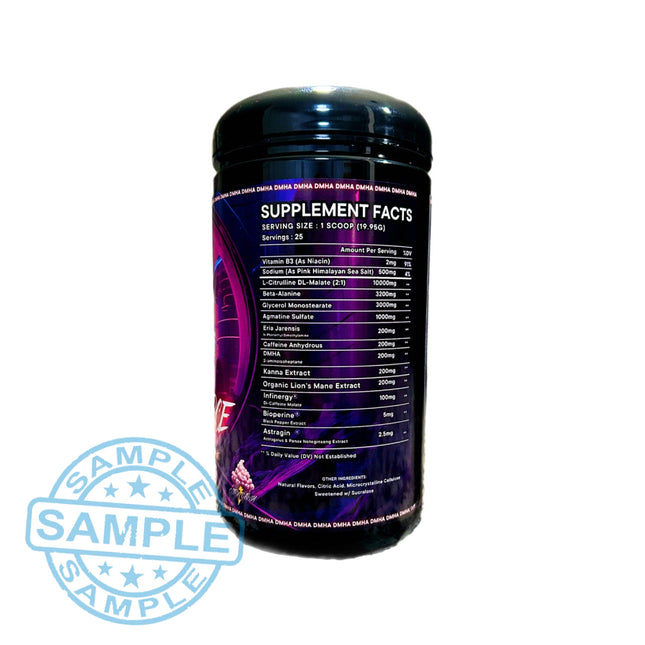 SAMPLE DM: Project M Speed Force Pre Workout (US Import) (19.95g per serving) Samples