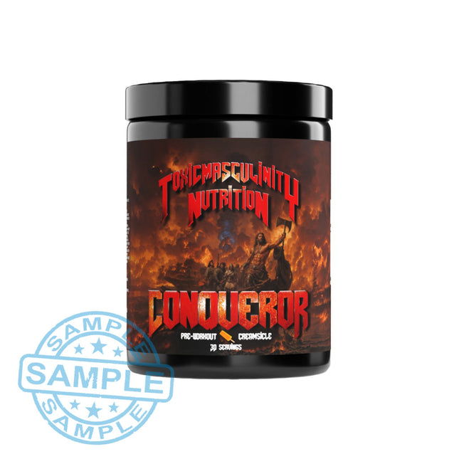 SAMPLE-DM: Toxic Masculinity Nutrition Conqueror Pre-Workout (US Import) Samples