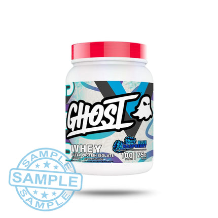 SAMPLE: Ghost Whey Clear Protein Isolate (35.5g per serving) Blue Raspberry Samples