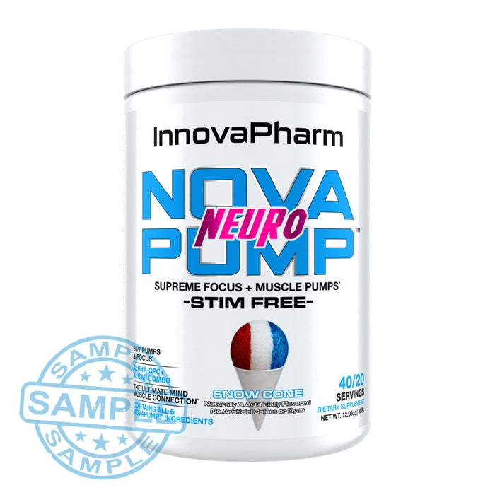 Innovapharm Novapump Neuro 468G Snowcone Pre Workout (Non-Stimulant)
