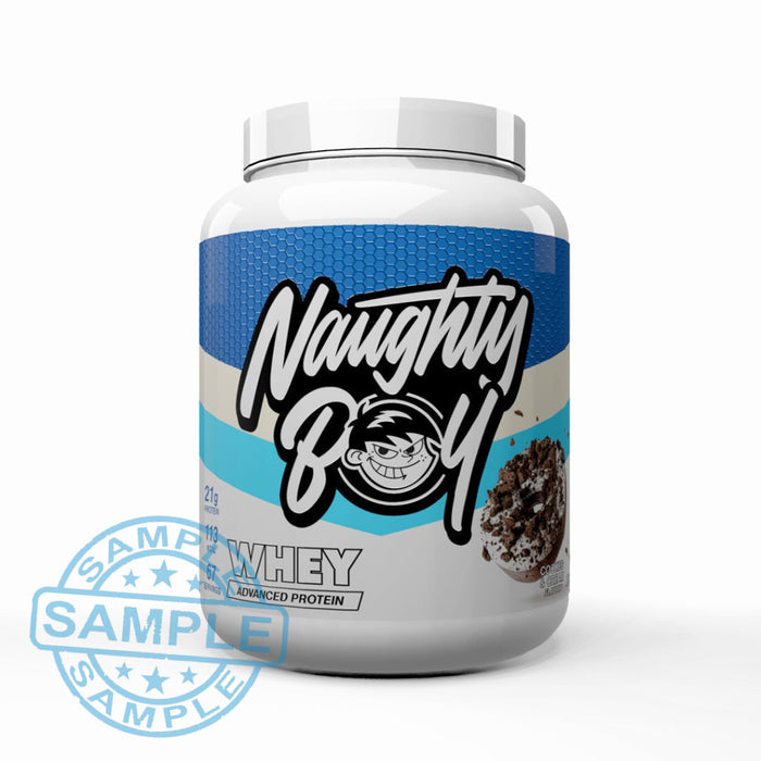 Sample: Naughtyboy® Advanced Whey (30G Per Serving) Cookies & Cream Samples