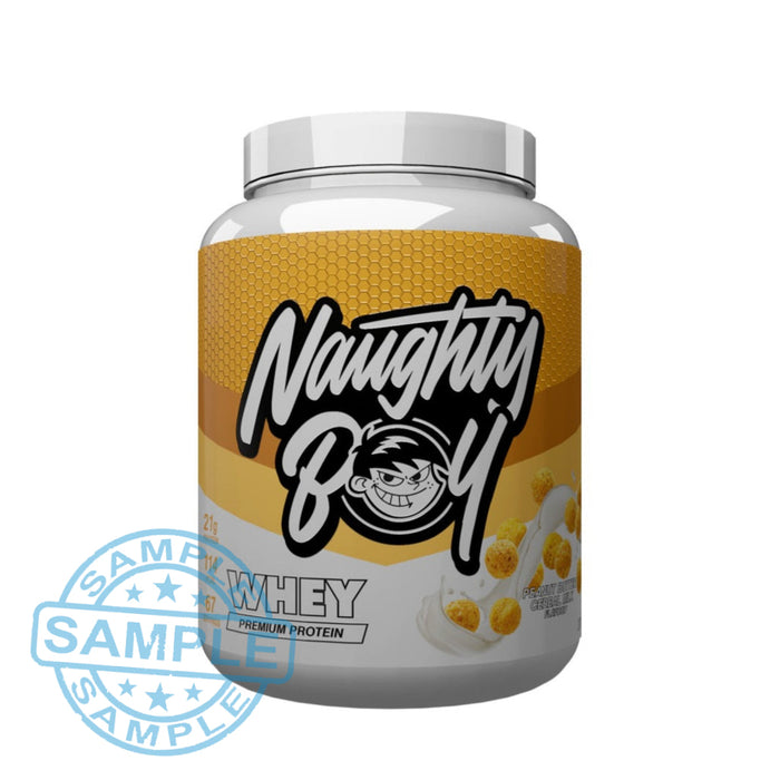 Sample: Naughtyboy® Advanced Whey (30G Per Serving) Peanut Butter Cereal Milk Samples