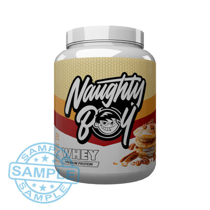 SAMPLE: NaughtyBoy® Advanced Whey Protein (30g per serving) Maple Pecan Pancakes Samples