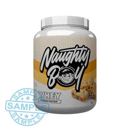 SAMPLE: NaughtyBoy® Advanced Whey Protein (30g per serving) Peanut Butter Blondie Samples