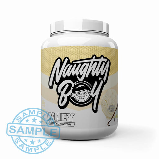 Sample: Naughtyboy® Advanced Whey (30G Per Serving) Vanilla Ice Cream Samples