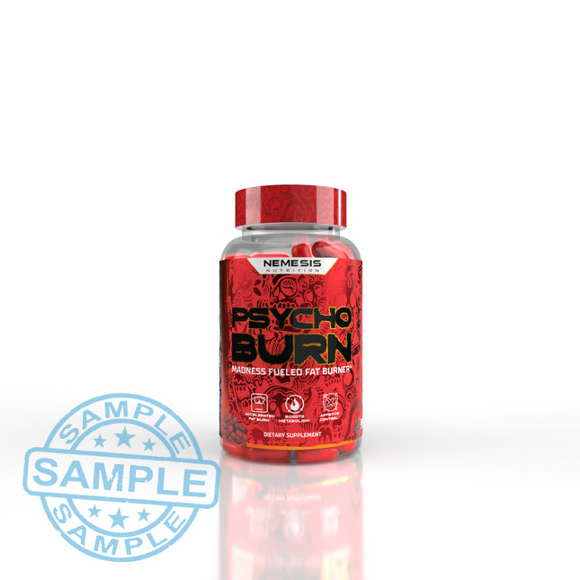 SAMPLE: Nemesis Nutrition Psycho BURN Fat Burner (2 Servings 4 Caps) - Samples