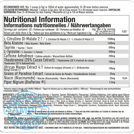 SAMPLE: Per4m ENERGY Pre-Workout Formula (10 servings) Samples
